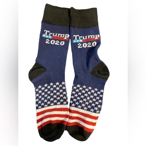 Trump 2020 American Flag Socks - Picture 1 of 4